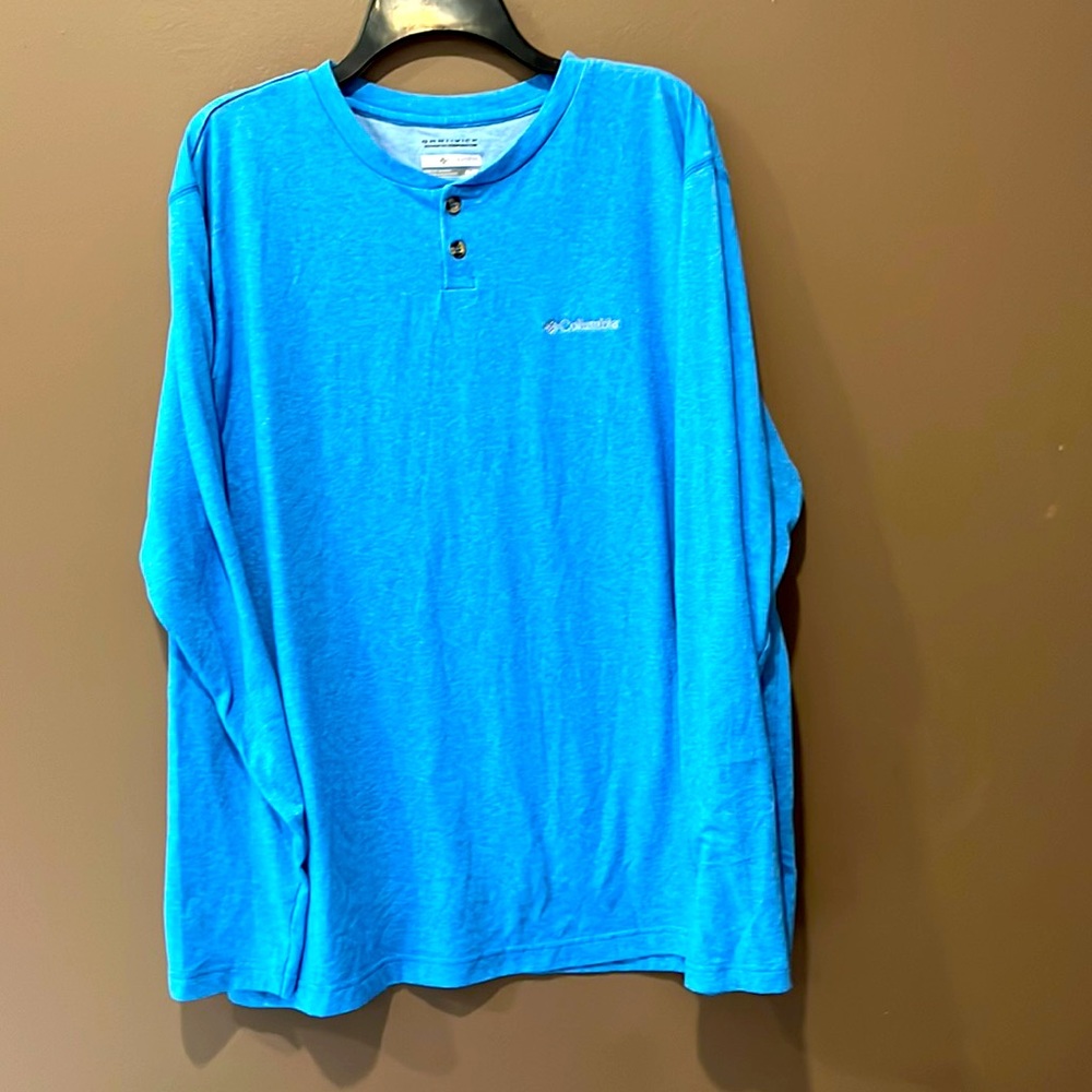 Men’s Columbia long sleeve Omni-wick shirt XL